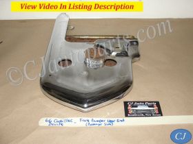 OEM 1966 Cadillac Deville Eldorado Calais Fleetwood RIGHT PASSENGER SIDE UPPER FRONT BUMPER END #3513679